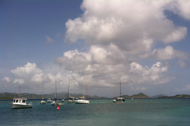 View of St. Thomas from St. John.